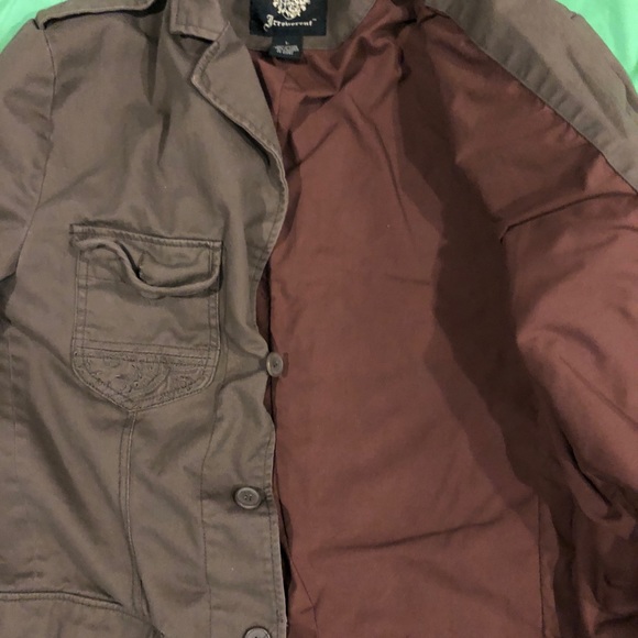 Irreverent Men’s Dark Green Jacket - Picture 2 of 3